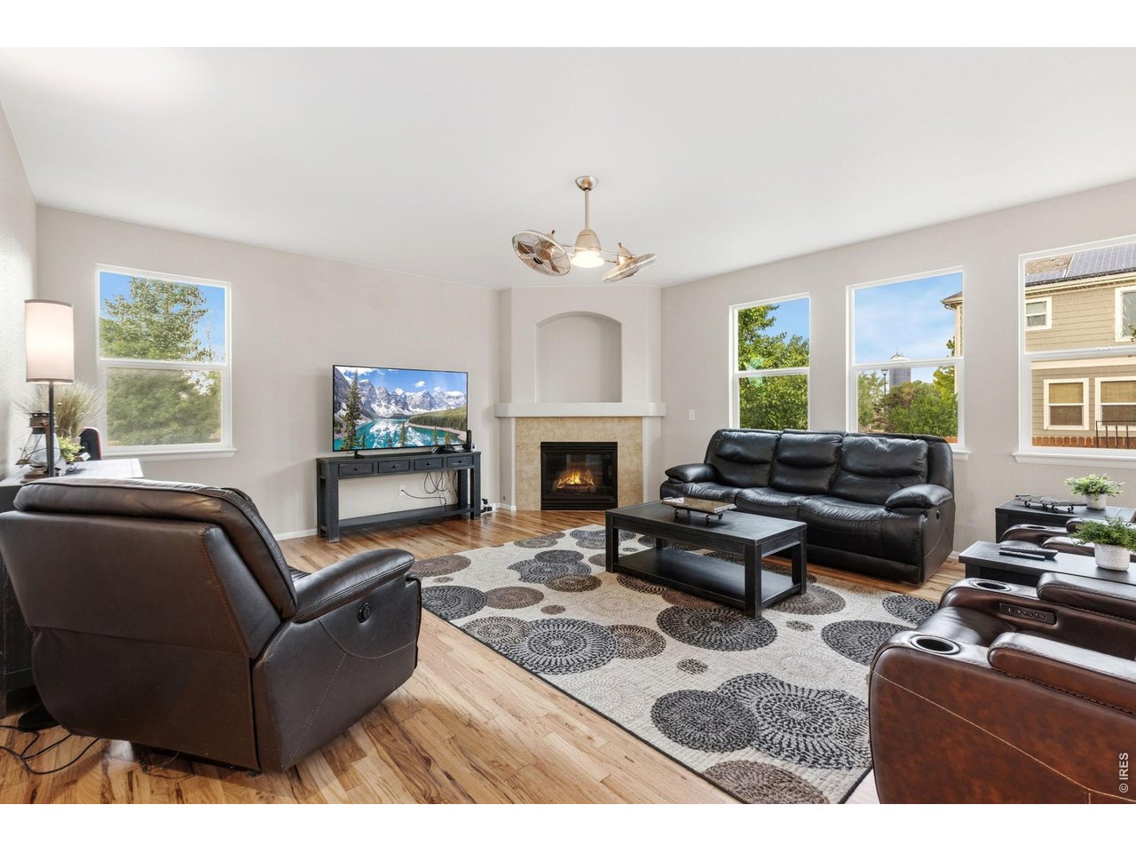 Great Room with gas fireplace