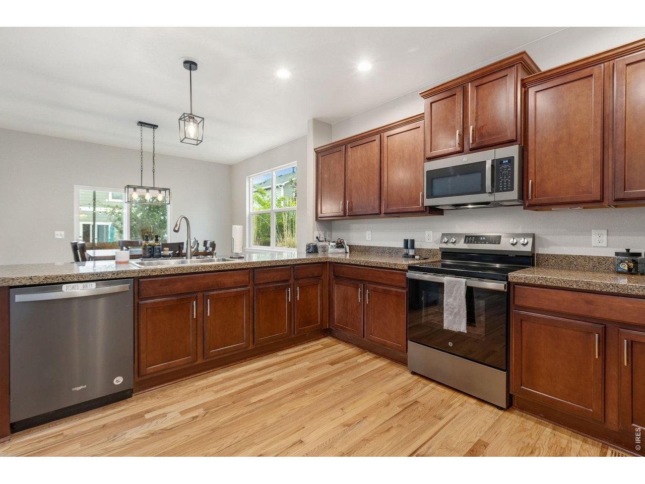 Large kitchen with ample cabinet space
