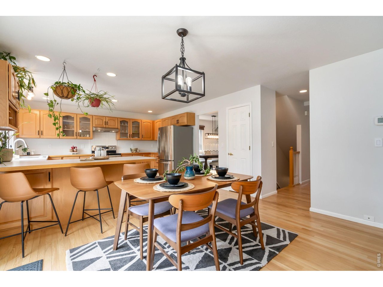 Kitchen Opens Seamlessly to Casual Dining and Family Room