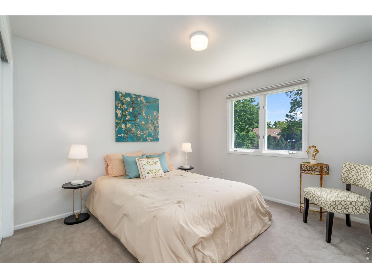 Generously Sized Bedroom with Peaceful Views