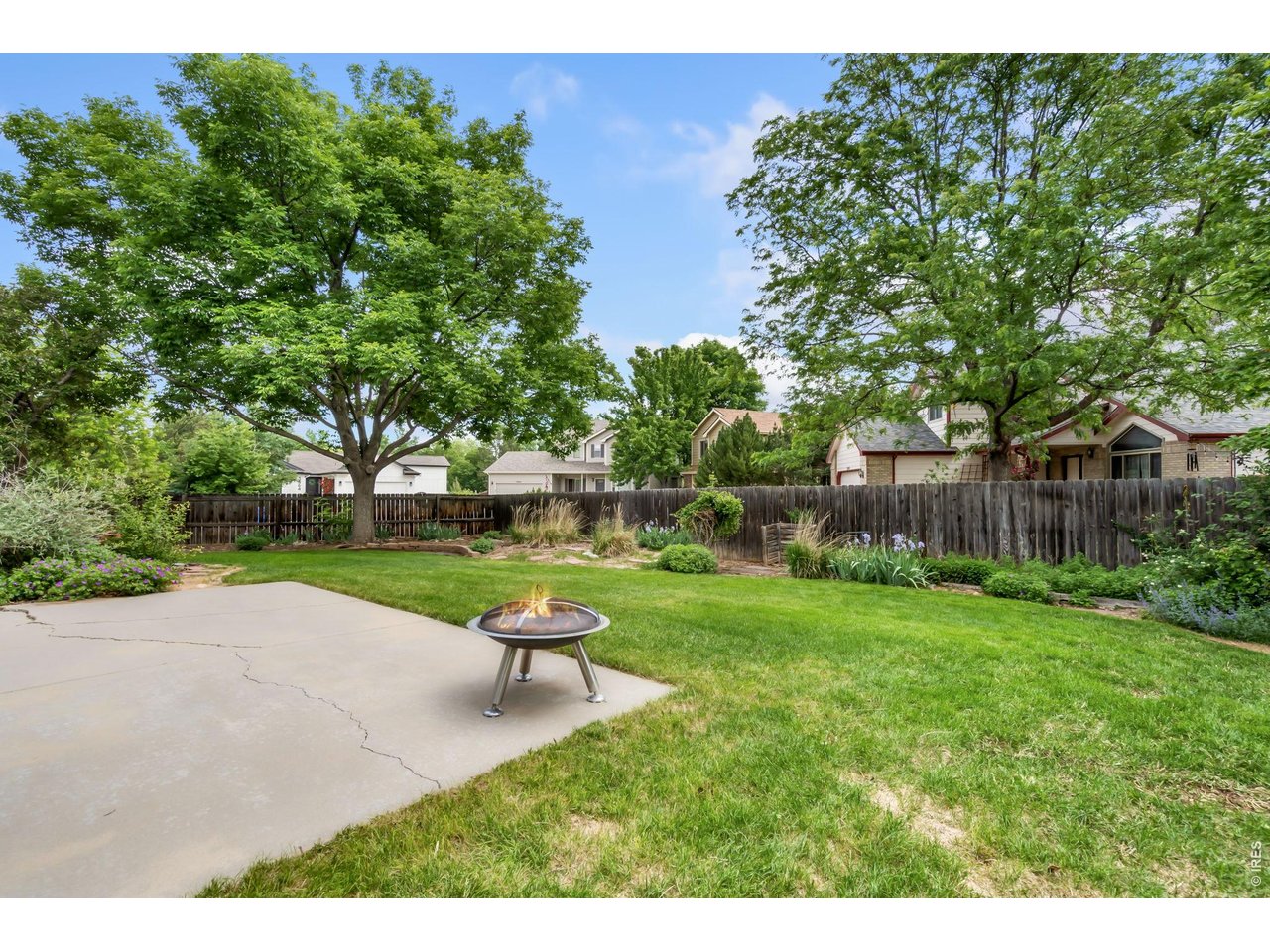 Patio Overlooking Expansive Yard