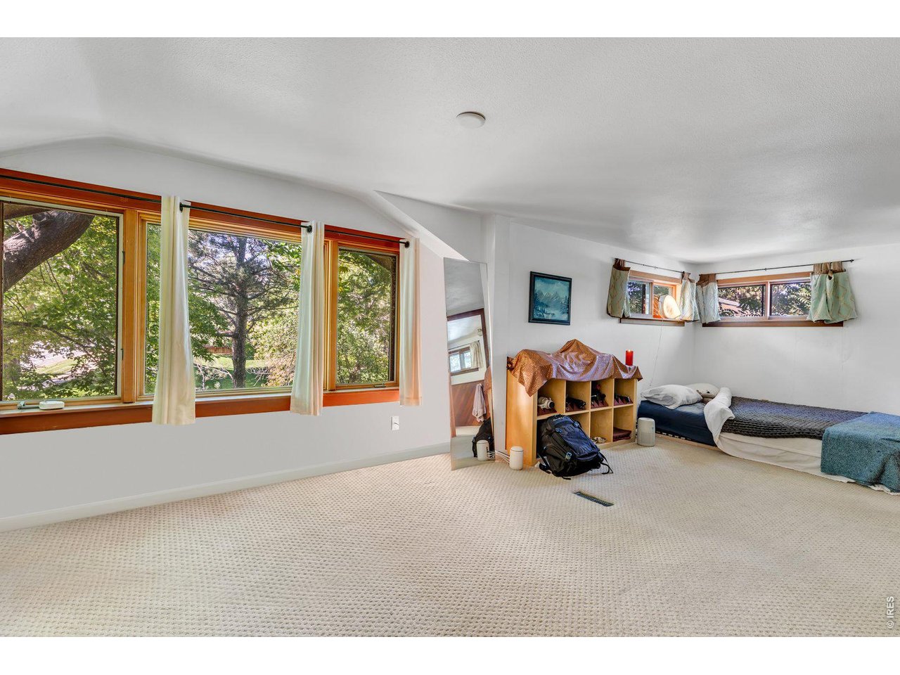 primary bedroom with ensuite bath, virtual staging