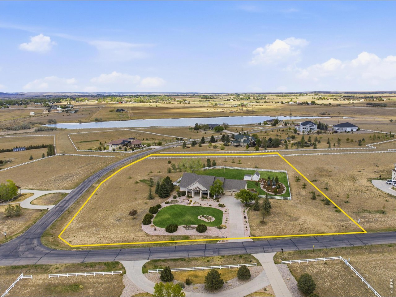 3+ acre lot offering plenty of distance between neighbors