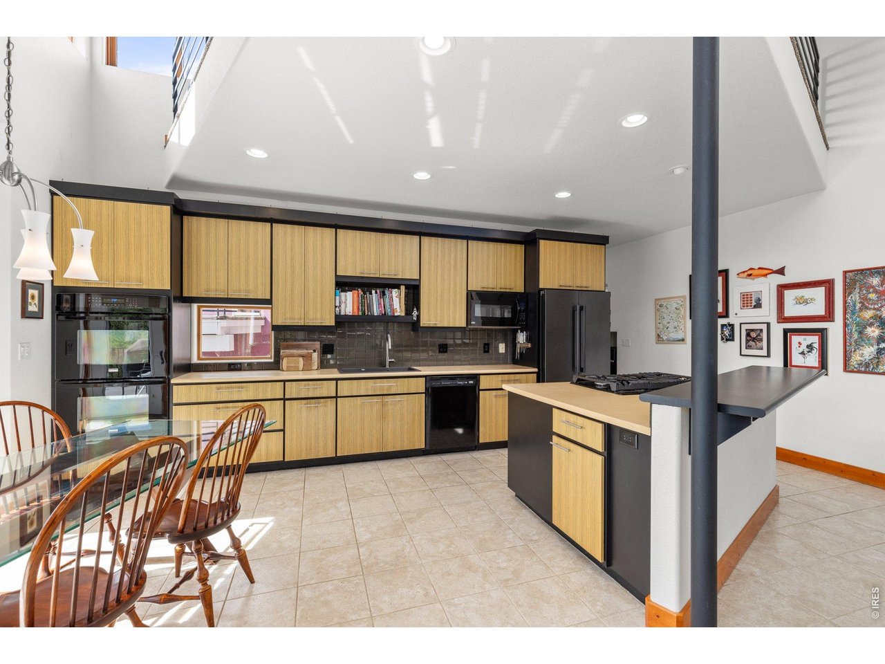 Custom Tharp Cabinetry with Solid Tigerwood!