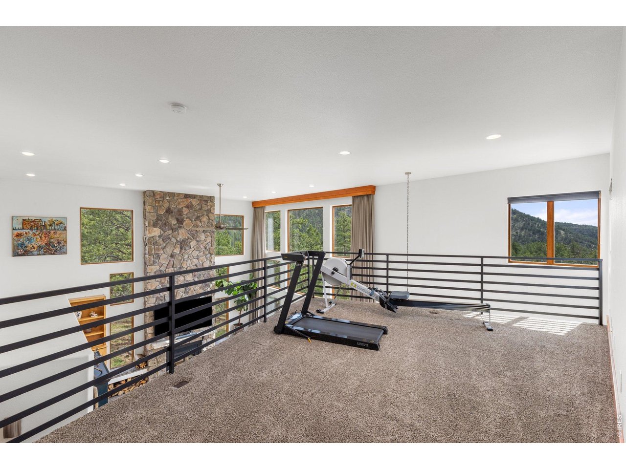 Upper Balcony - Workout Space, Reading Nook, Sitting Area