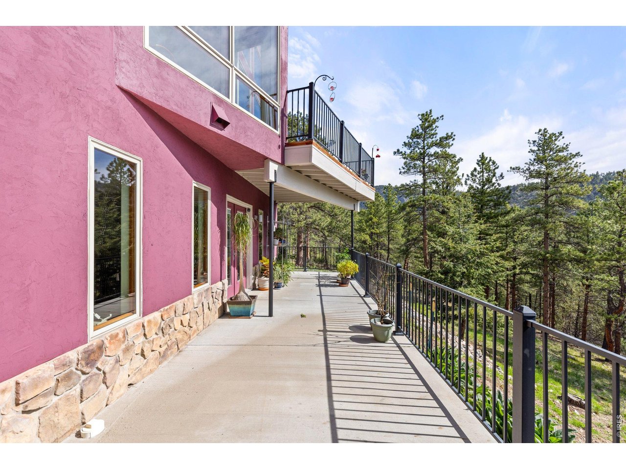 Back walkways and patio space
