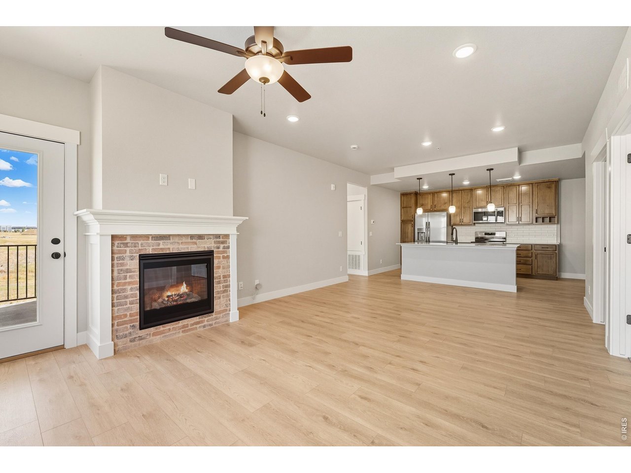 Property Photo 7 Ceiling fan and fireplace included! 