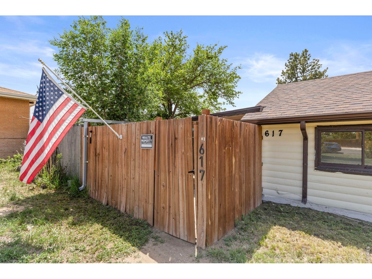 Gate leading to the front door