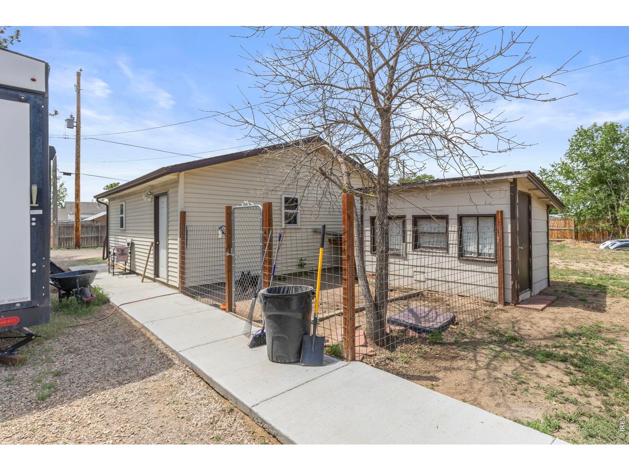 Oversized garage and insulated shed