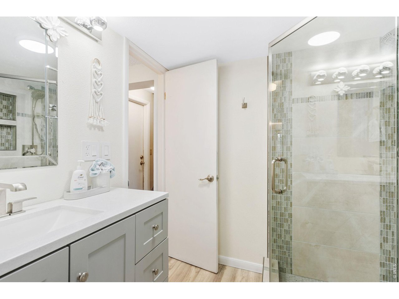Remodeled basement bathroom