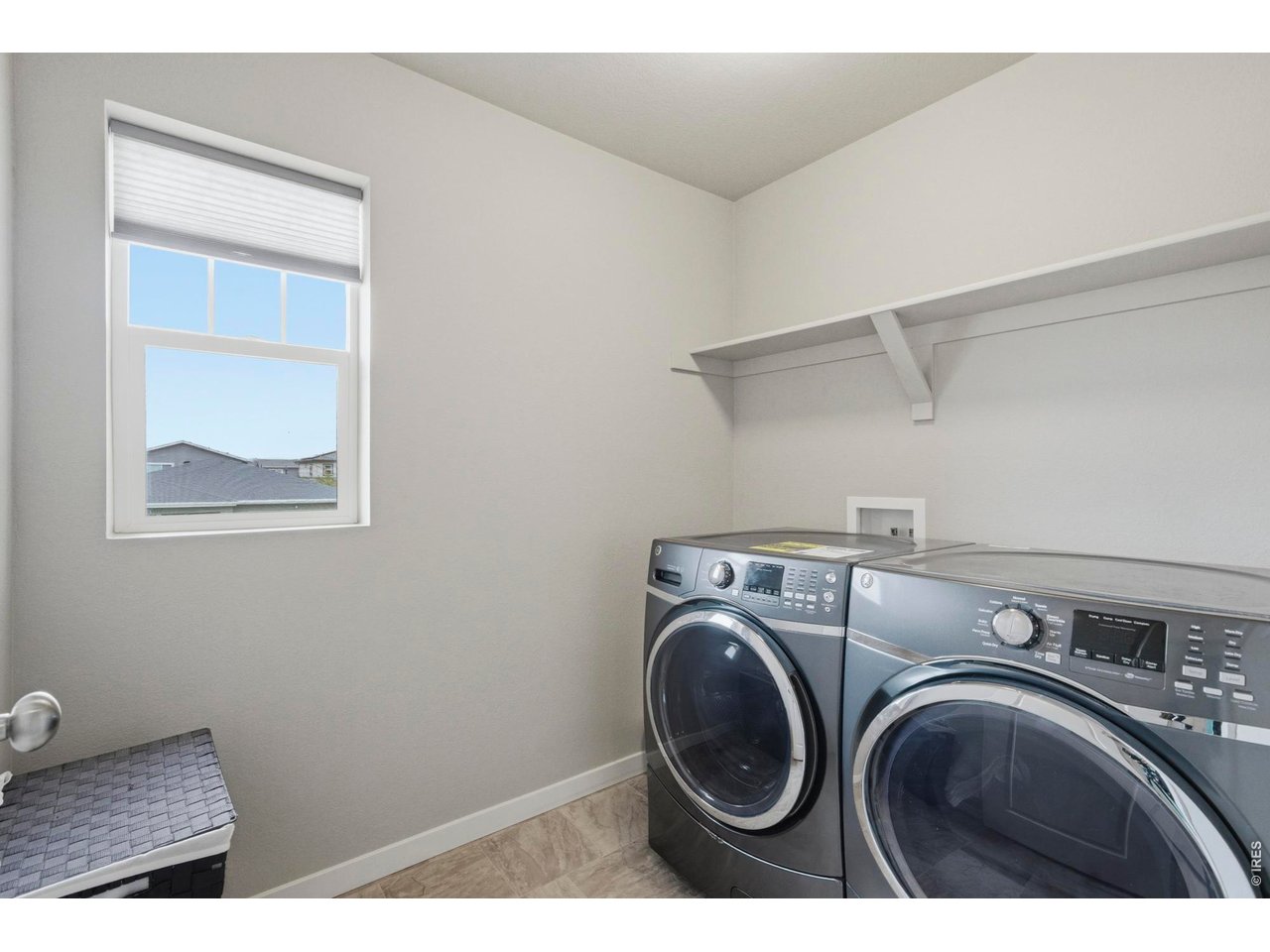Upstairs laundry adds convenience to all bedrooms.