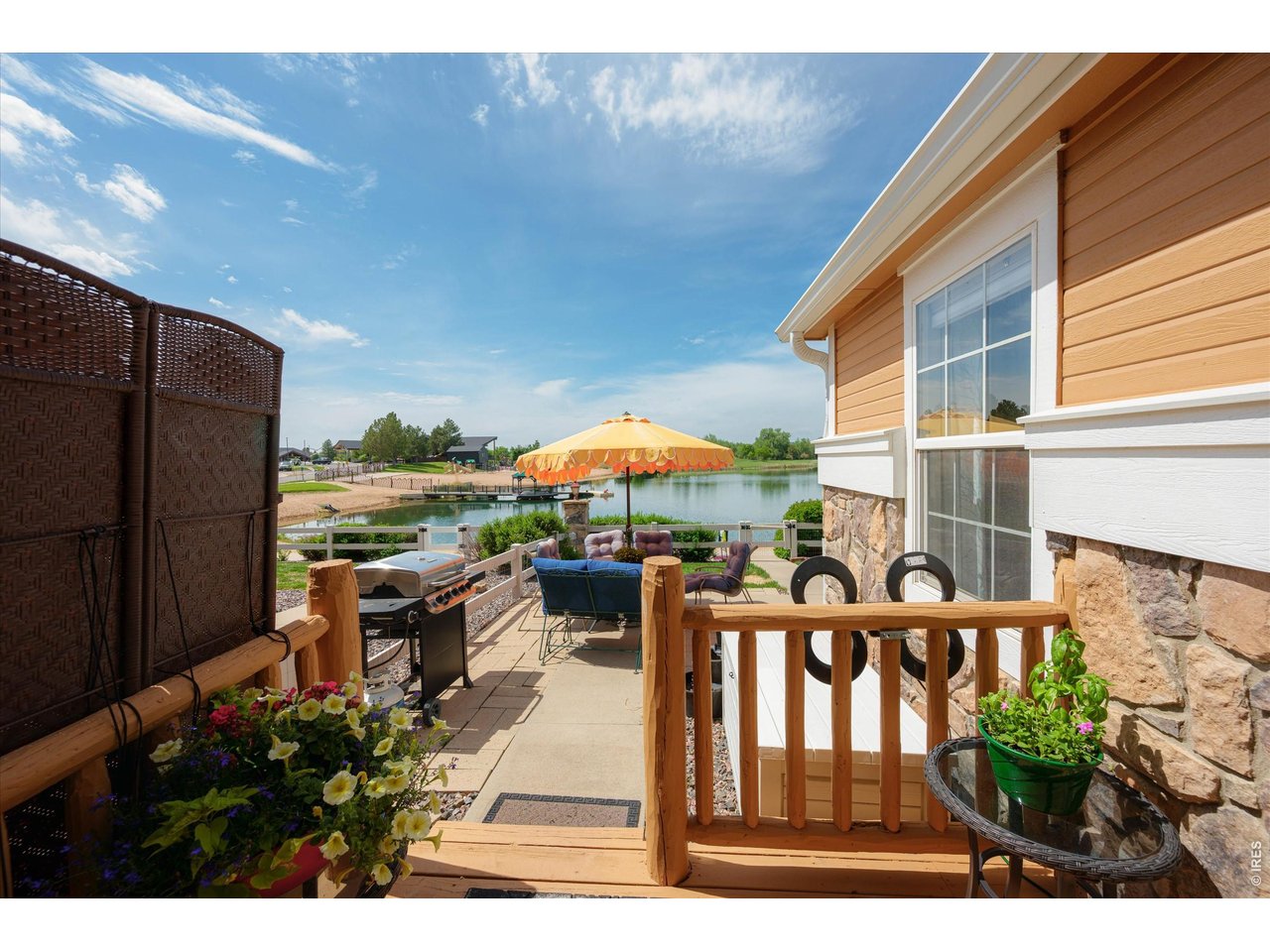 Front Deck Before Entering Home