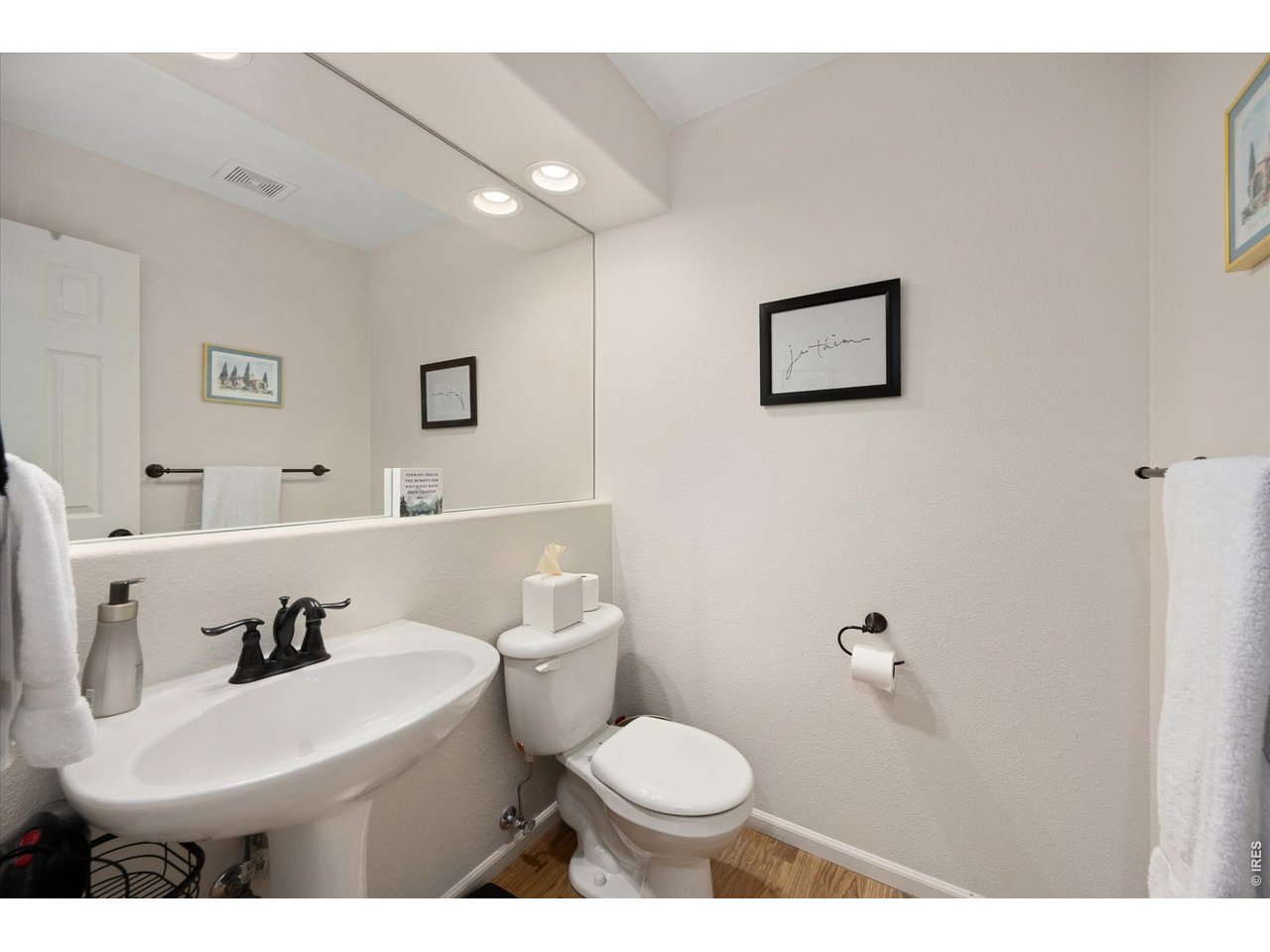 Main Floor Half Bath Perfect for Guests