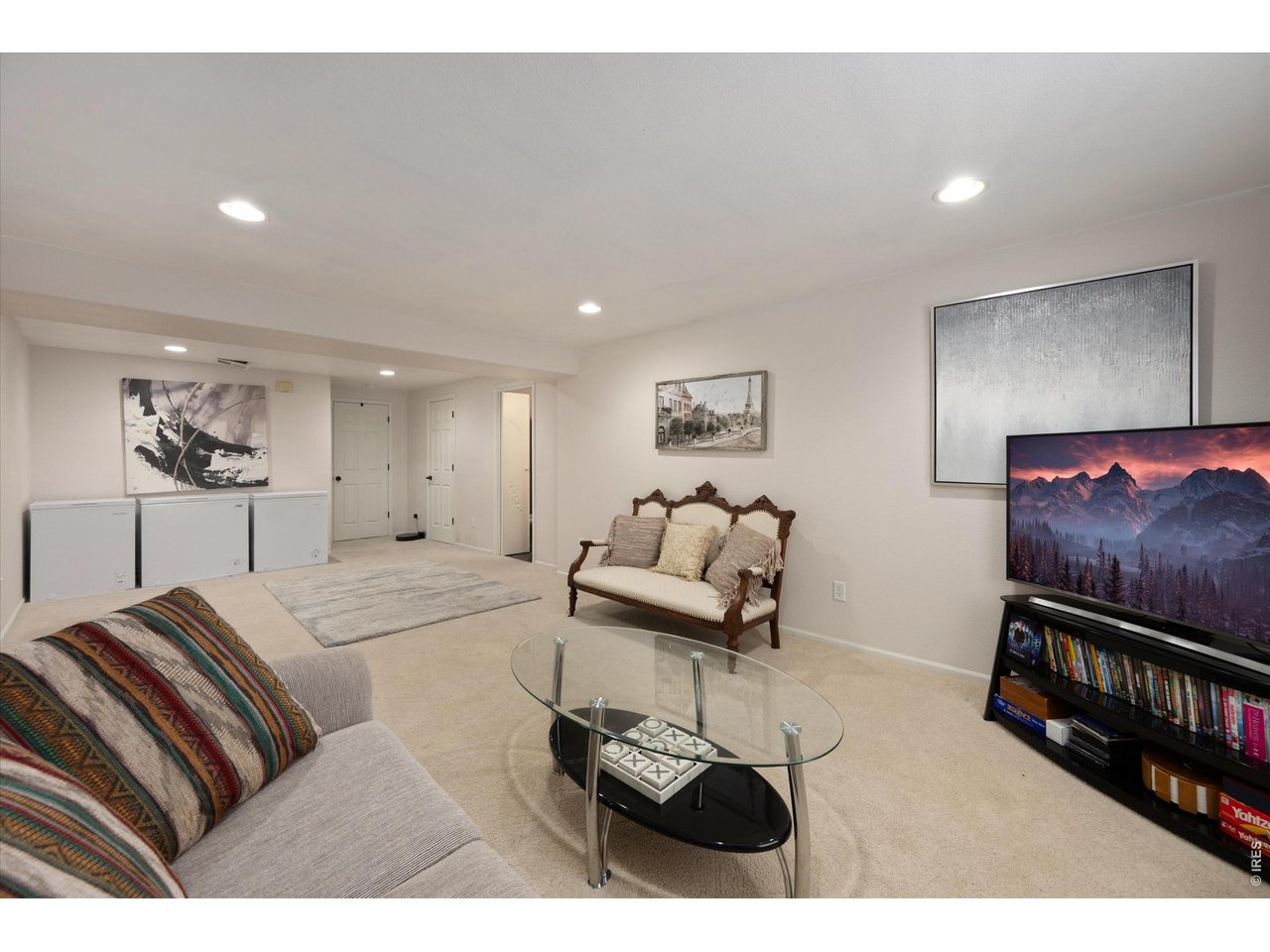 Basement has multiple Unfinished Storage Spaces!