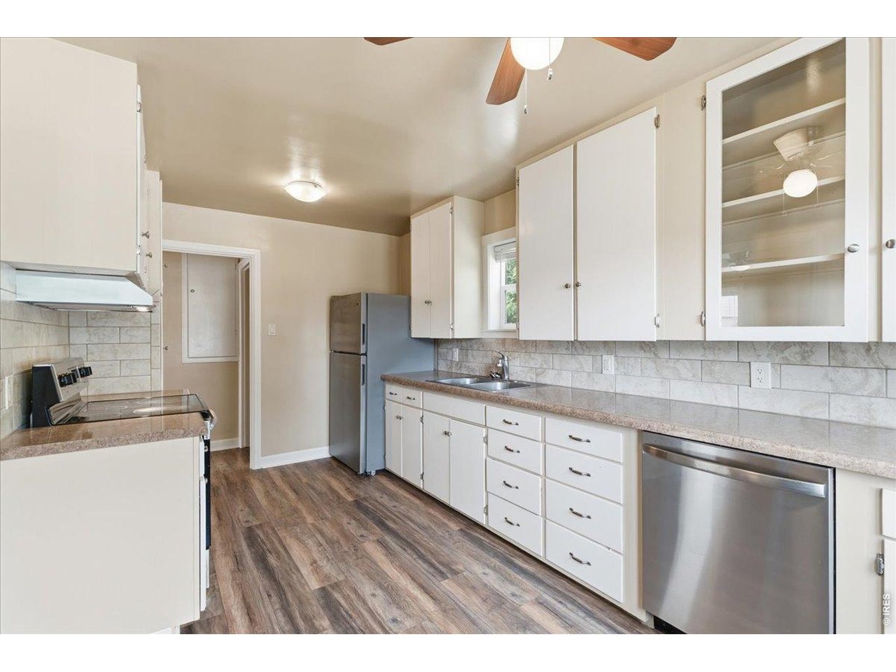 Kitchen with new countertops