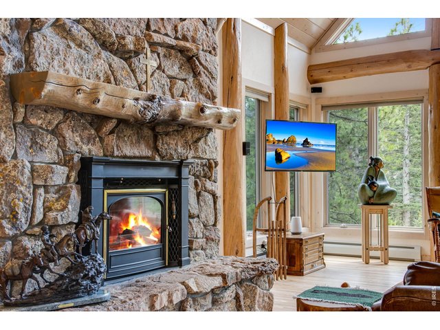 Property Photo 16 Vermont Castings moss rock fireplace