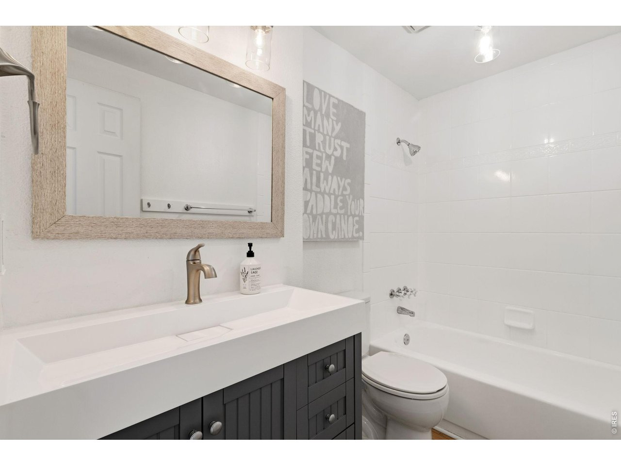 Updated bathroom on main level