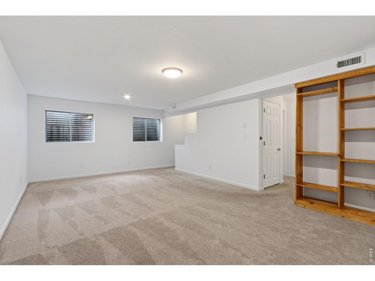 Rec room in basement