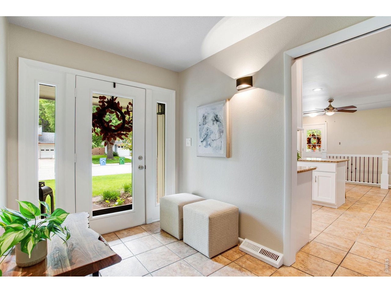 Welcome Home - bathed in south facing sunlight bright spacious foyer, all new fresh interior paint! 