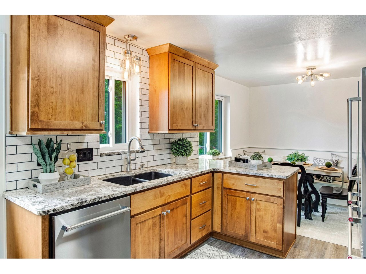 Updated with Granite and Beautiful Tile Backsplash