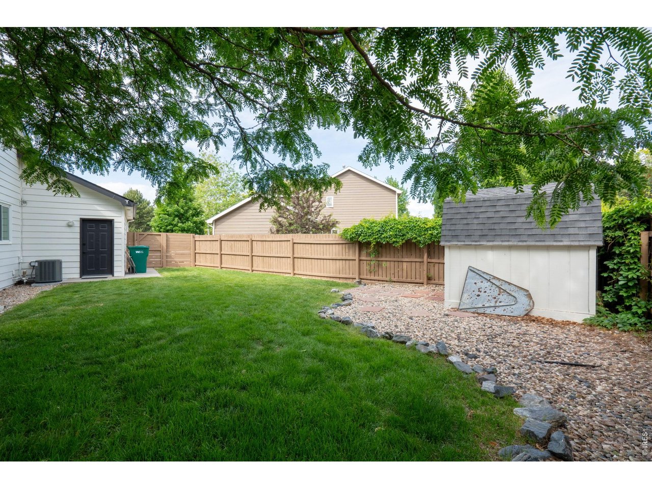 Storage Shed Included