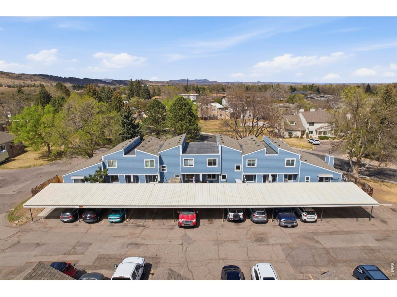 2 reserved spots under an extended carport help to protect your cars from the Colorado elements.