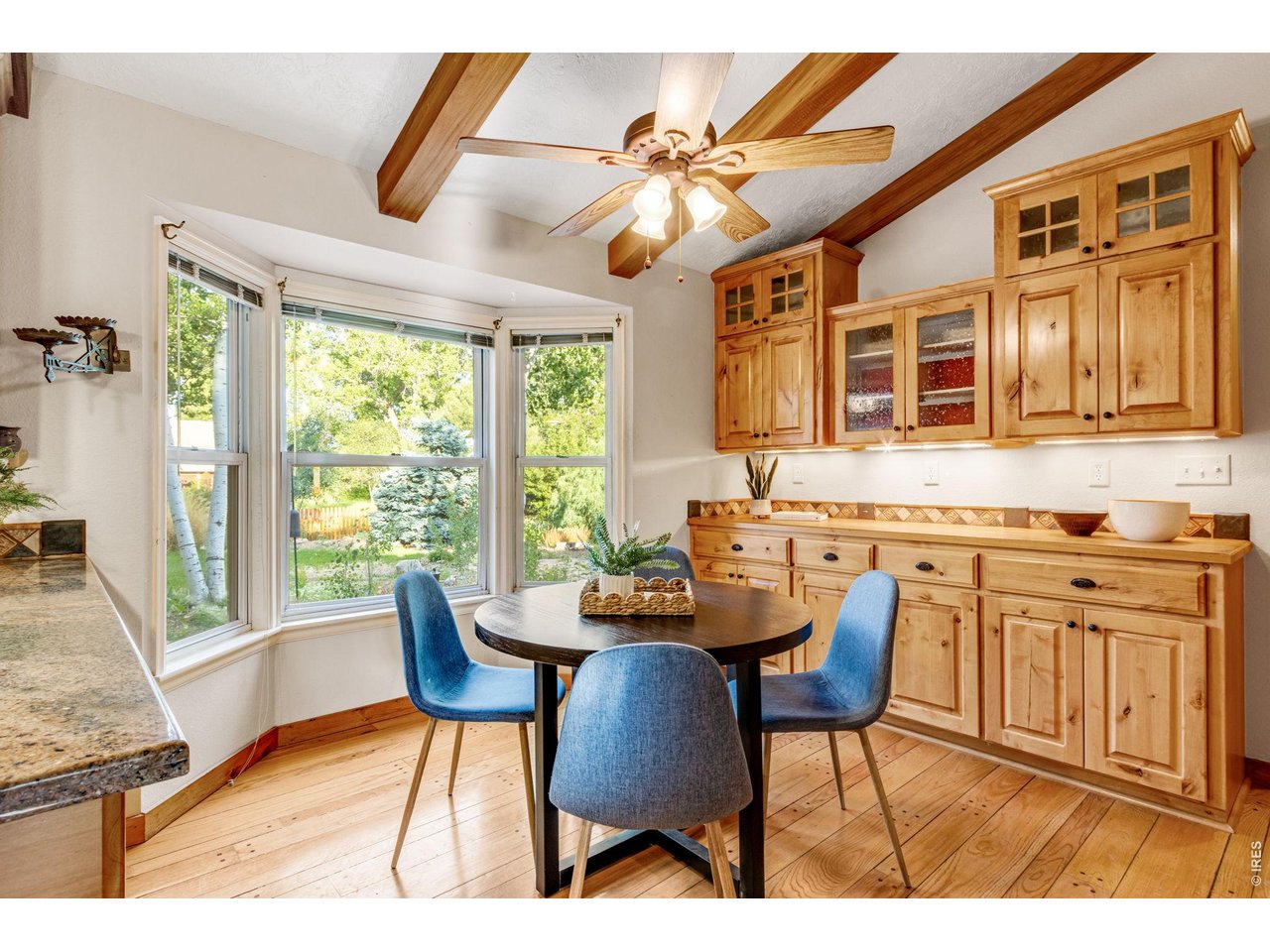 Beautiful site finished hardwood floors. 