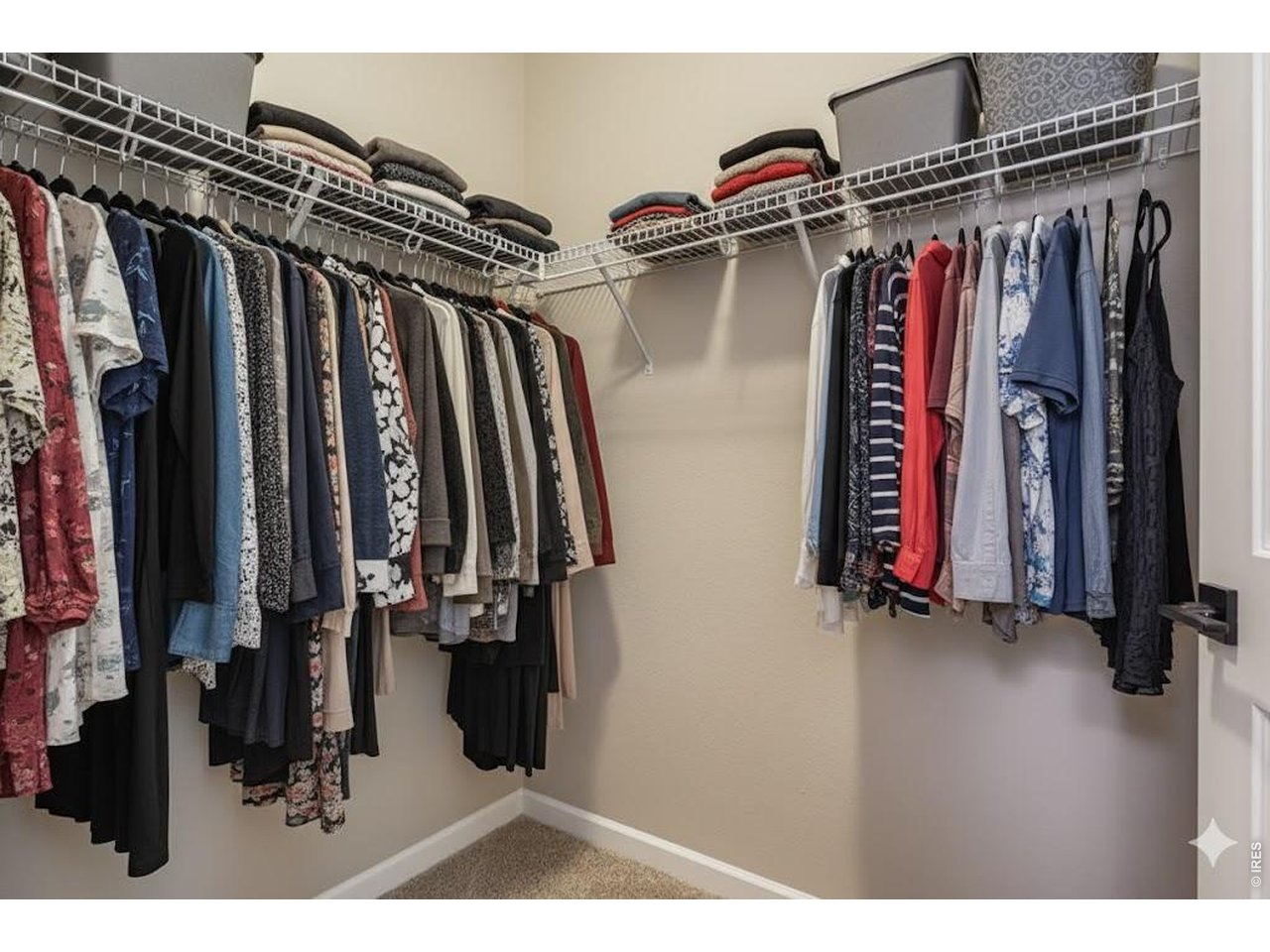 Primary walk-in closet