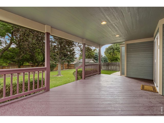 Property Photo 5 Enjoy the covered deck and imagine having a BBQ in the summer, enjoying the Colorado evenings! 