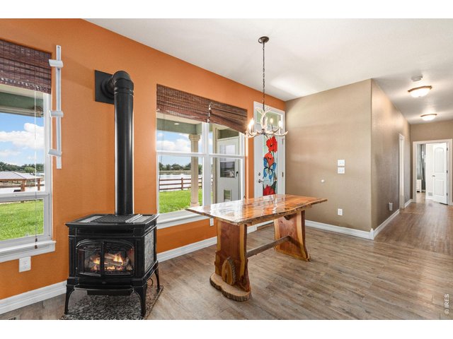 Property Photo 24 Retro style gas fireplace, great ambiance in living room. 