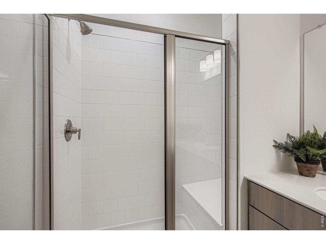 Primary shower - Model Home