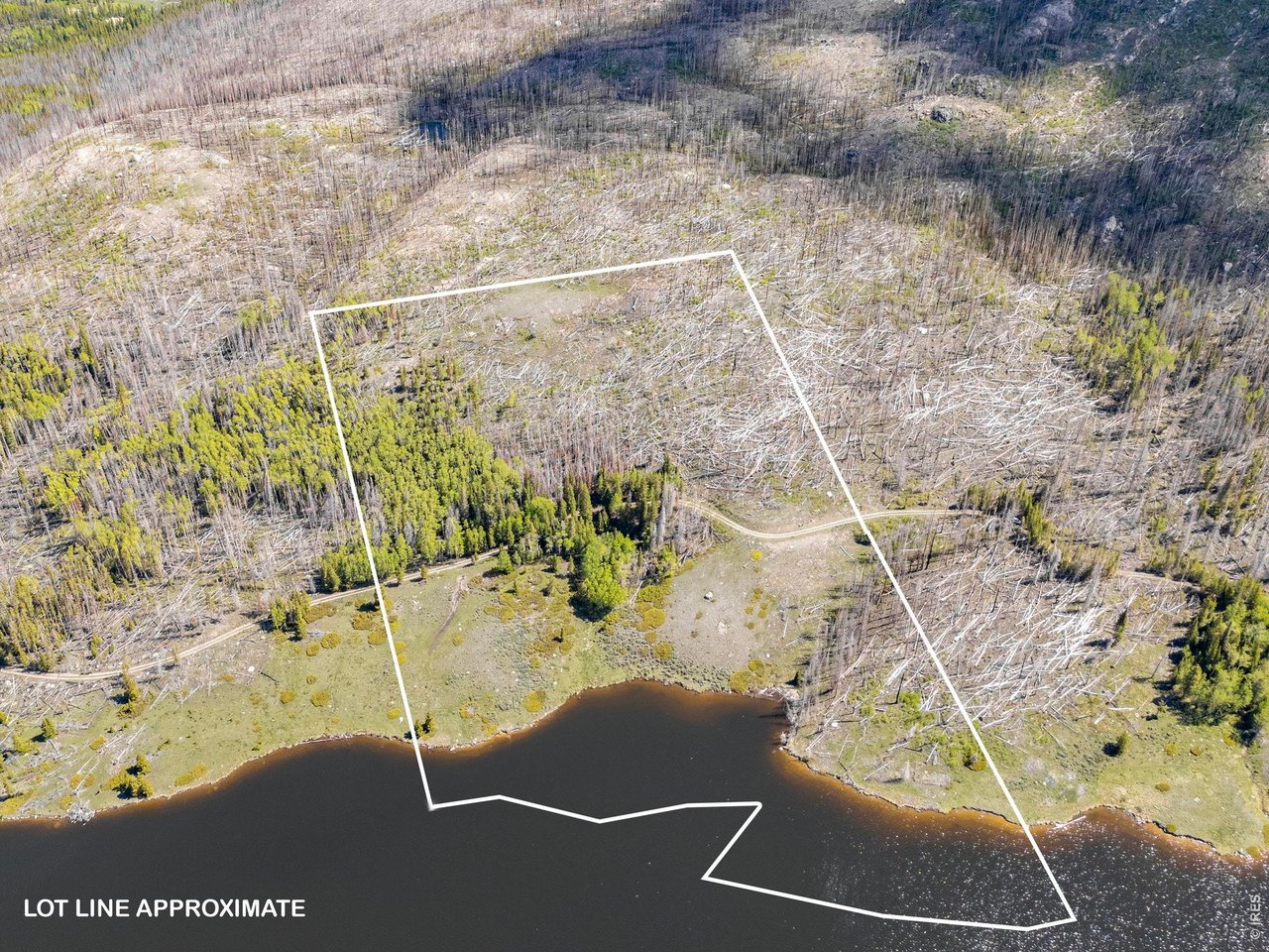 Property Photo 4 Approximate Property Location Shown - 16 Acres with Direct Frontage on Barnes Meadow Reservoir