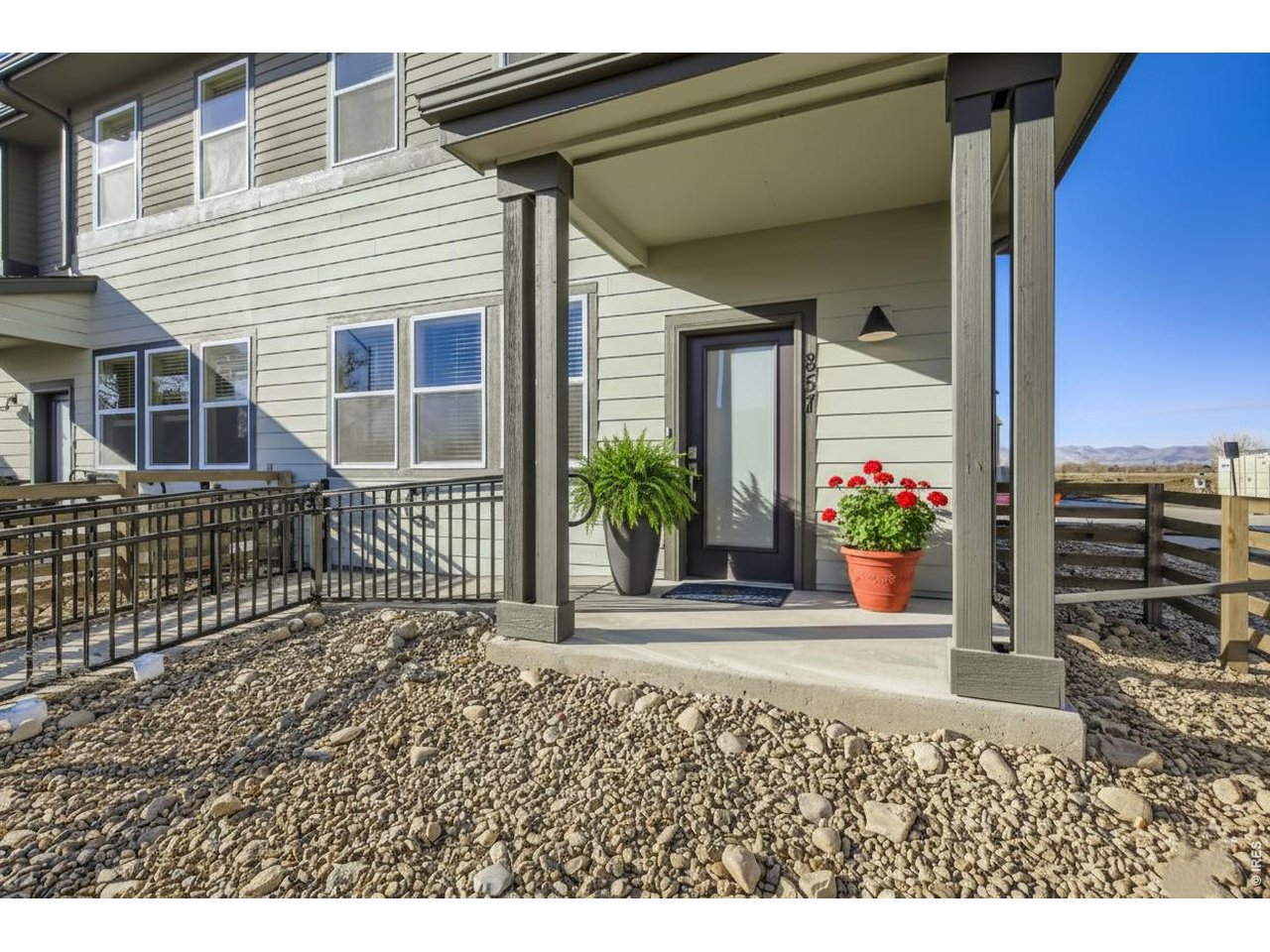 Covered front entry - Model Home