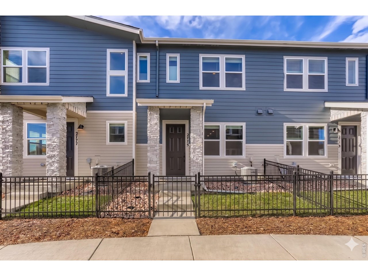 Fenced front yard