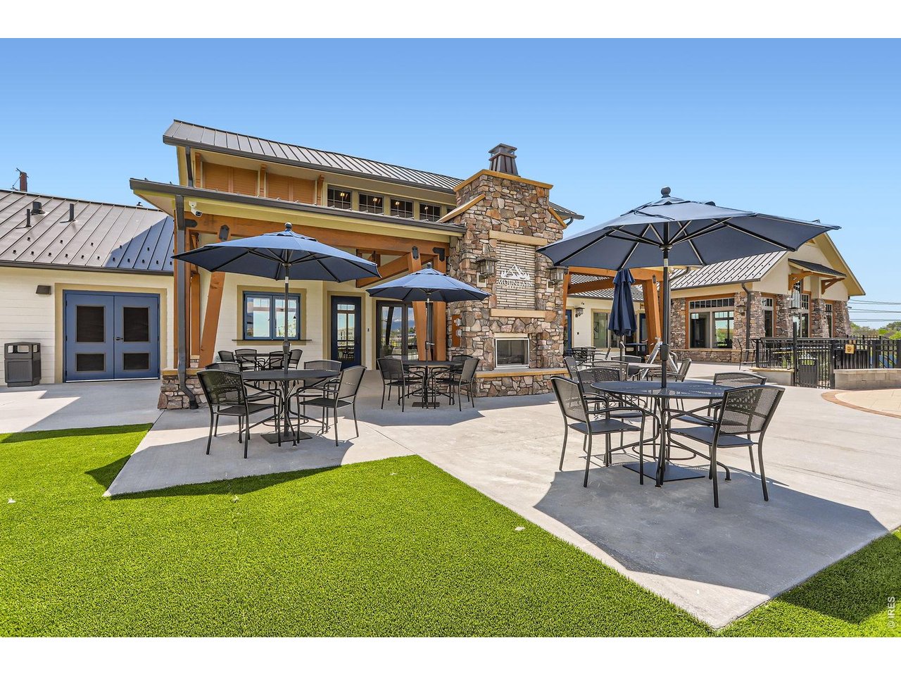 Community outdoor seating