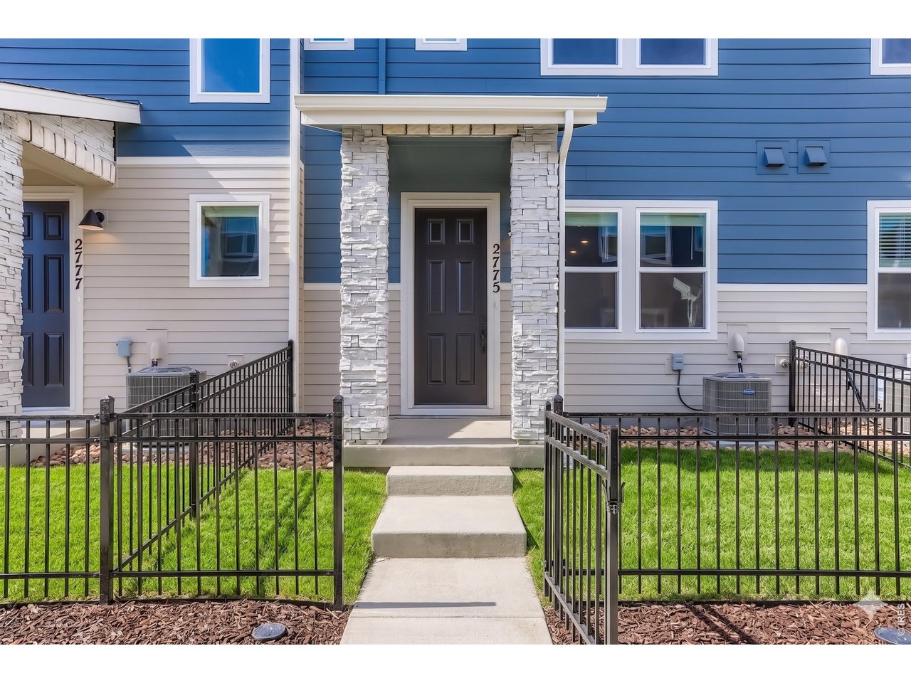 Fenced front yard