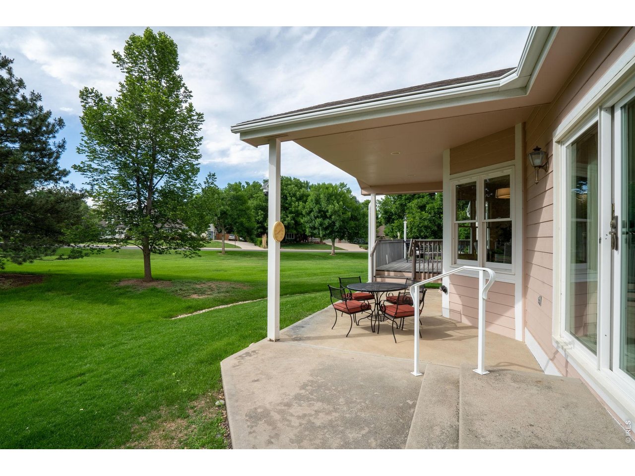 The large covered patio is a perfect place grill your favorite meal and dine! 