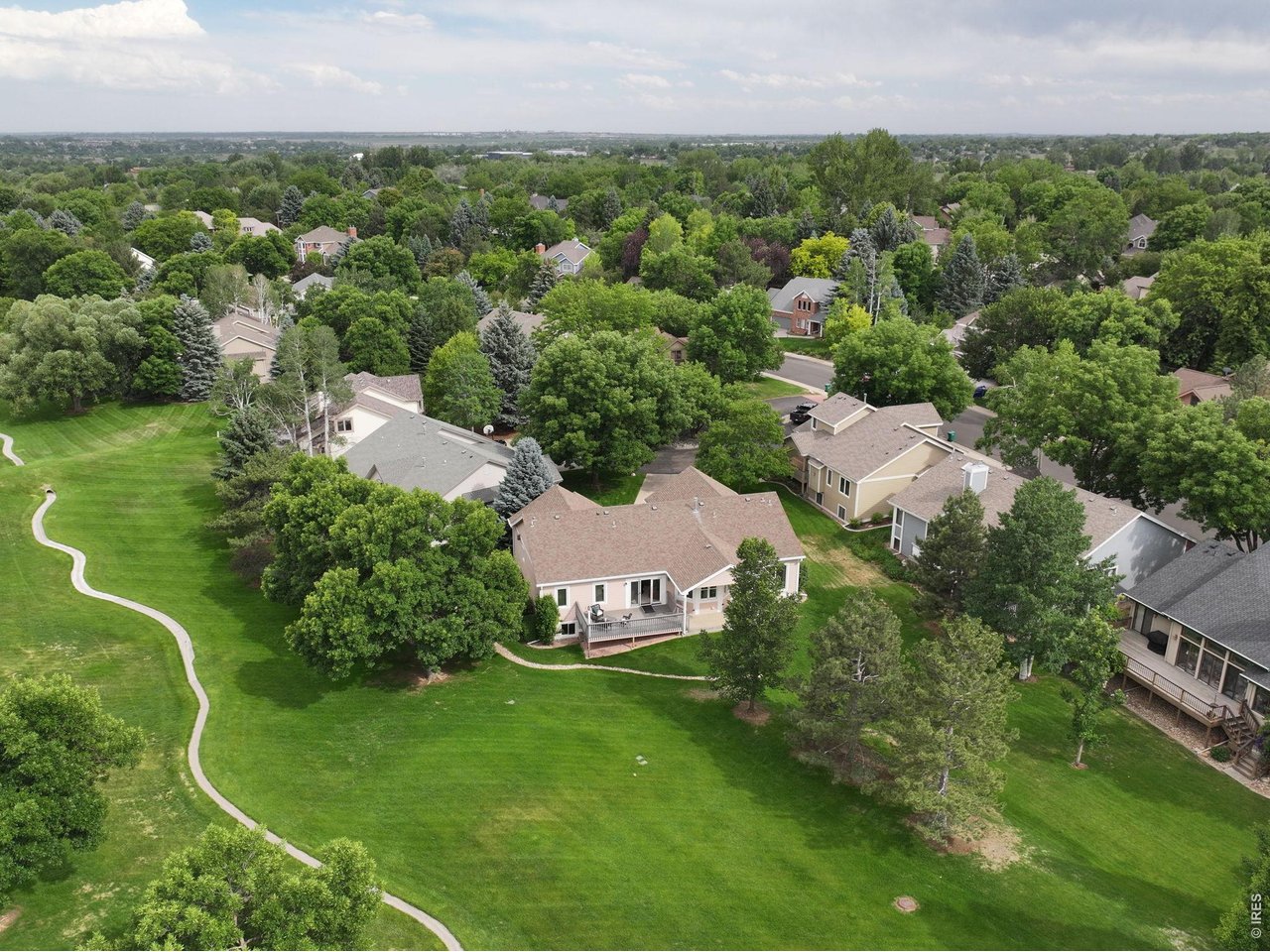 This custom built home backs to an established well maintained greenbelt. 