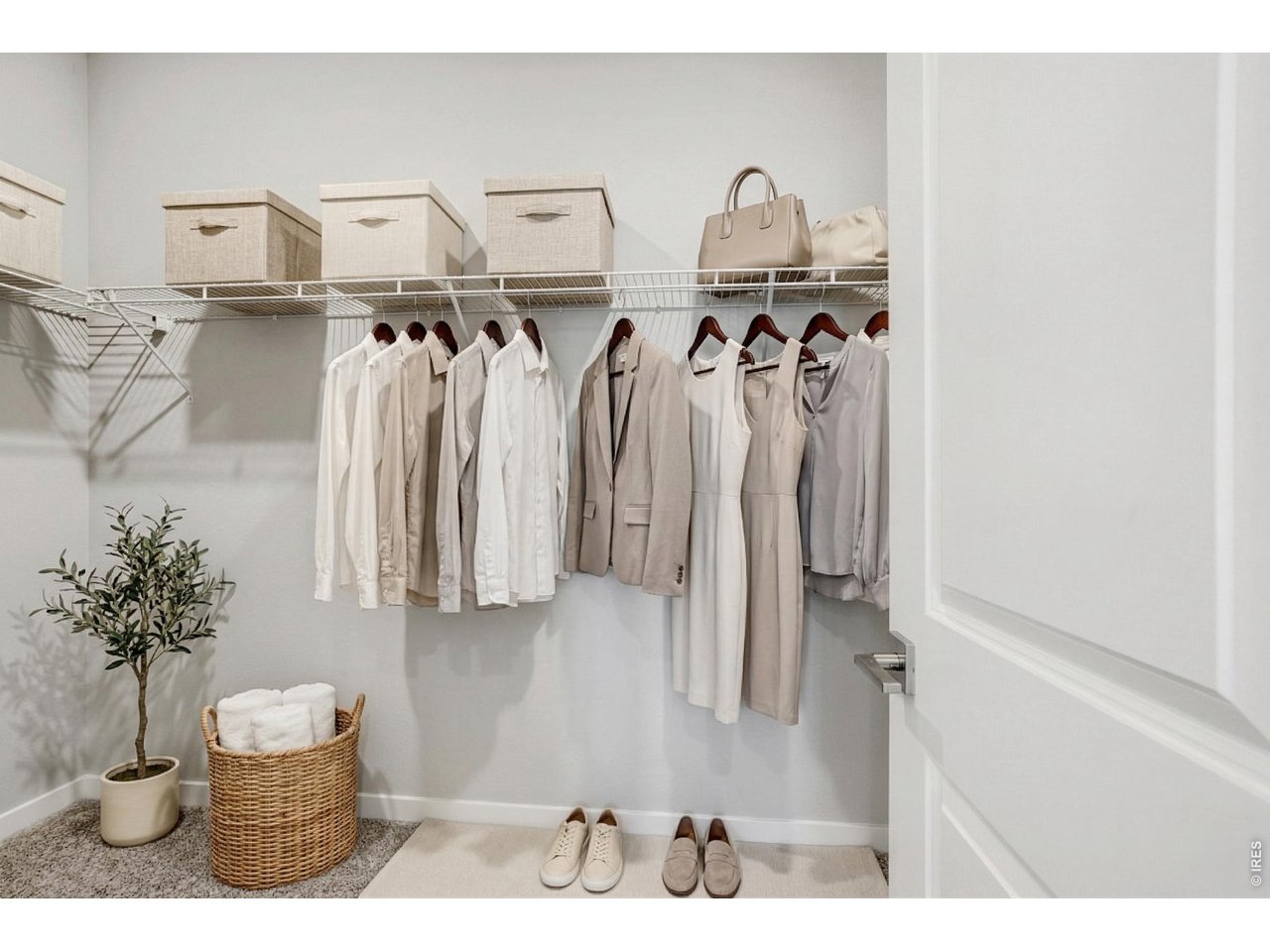 Primary walk-in closet