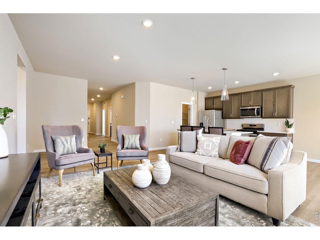 Functional open floor plan
