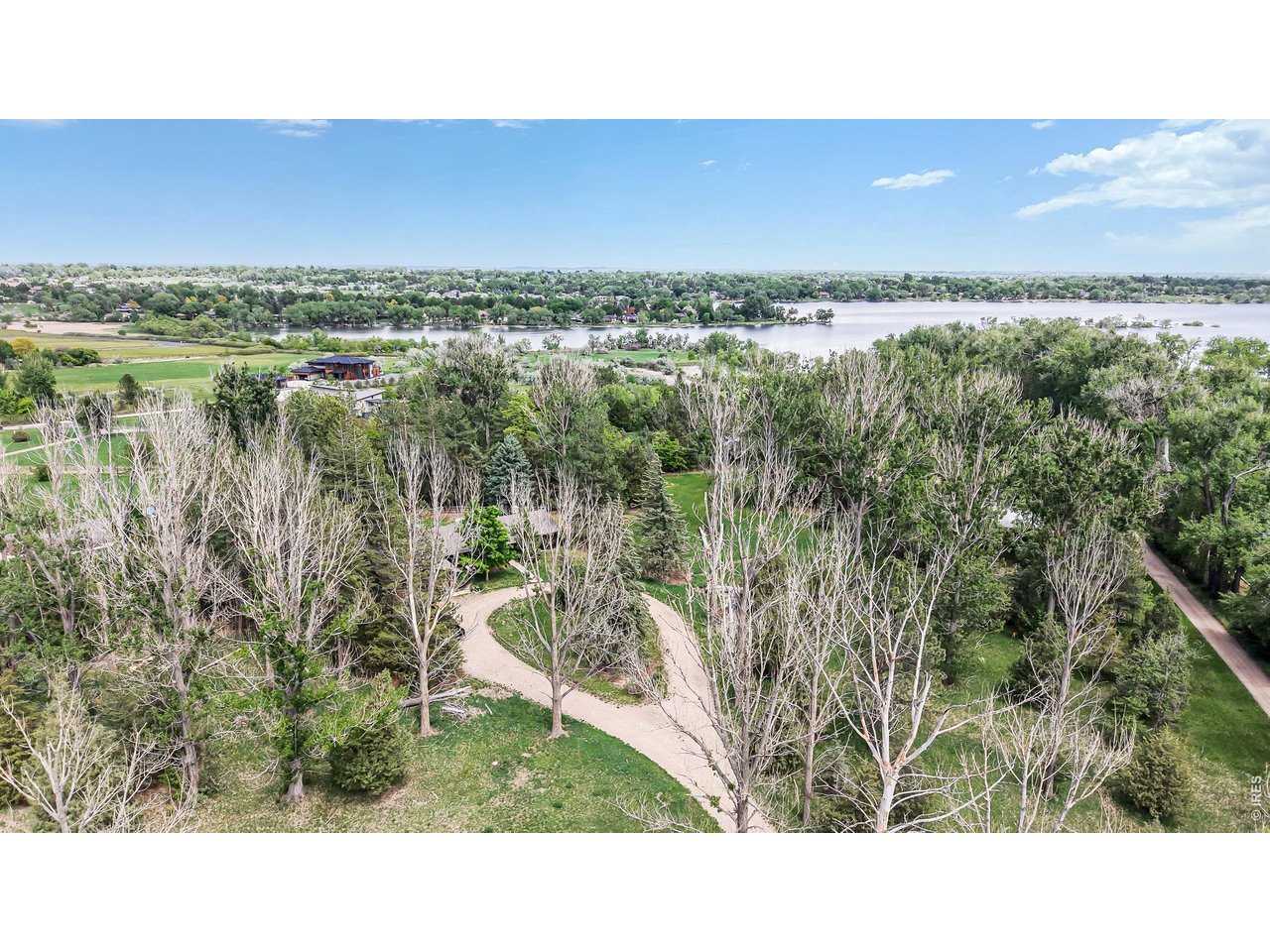 Property Photo 28 Aerial view of the home. 
