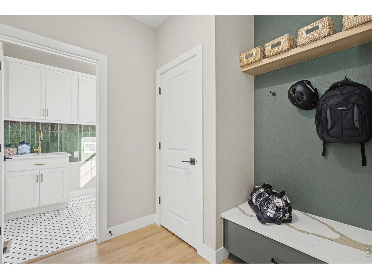 Mudroom/laundry room - Model Home