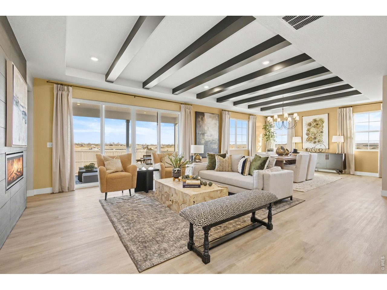 Flooded with natural light - Model Home