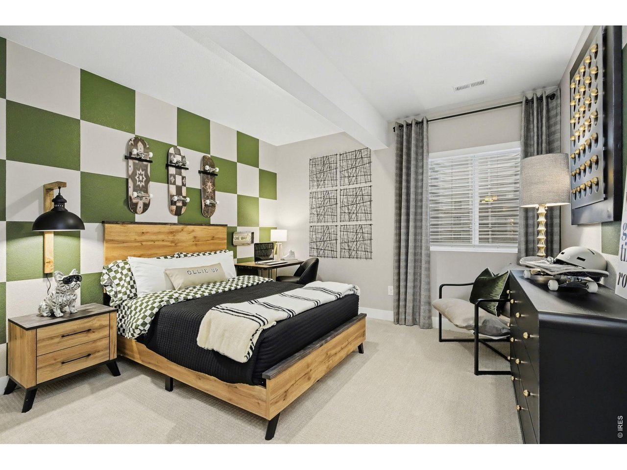 Basement bedroom (unfinished) - Model Home