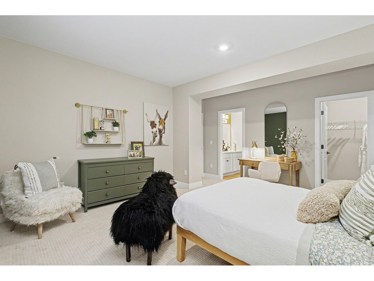Basement bedroom (unfinished) - Model Home