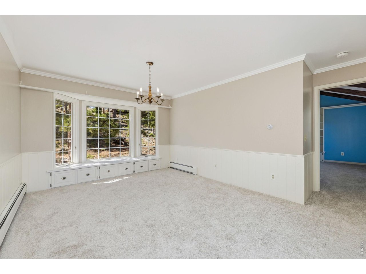 private dining room off the kitchen or additional sitting/office area adjacent to the primary
