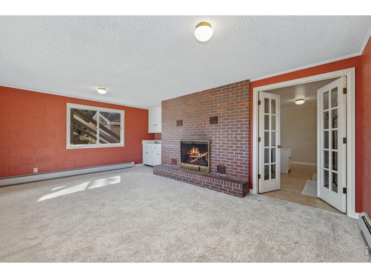 Lower level gathering space