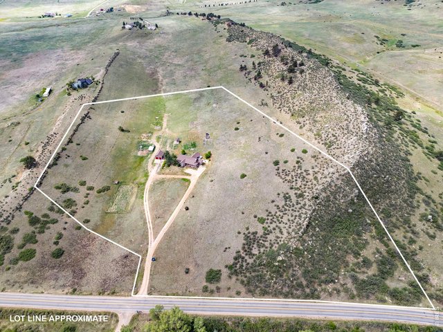 Property Photo 2 Approximately 12.94 acres just 5 minutes from Carter Lake. Boundary Lines Are For Reference Only. 