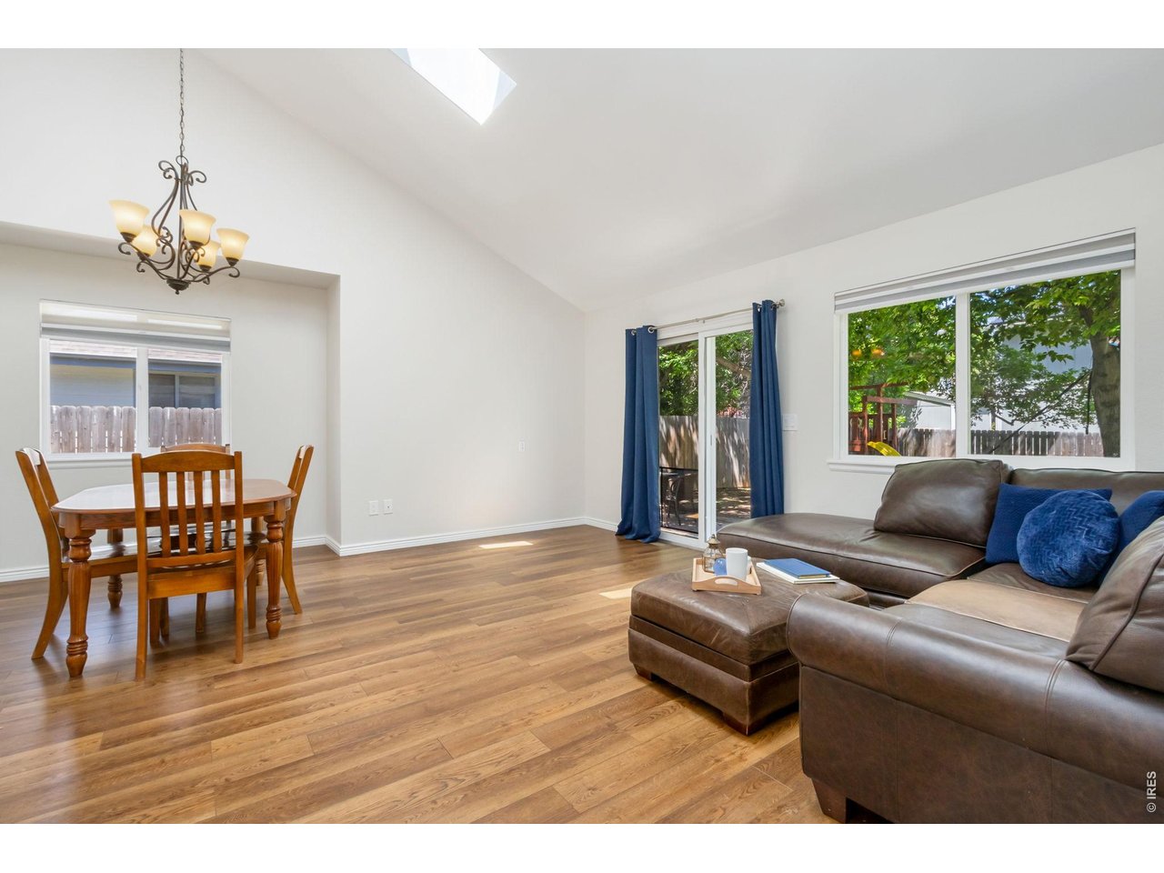 Property Photo 3 Step inside to soaring vaulted ceilings and an open, airy layout. 