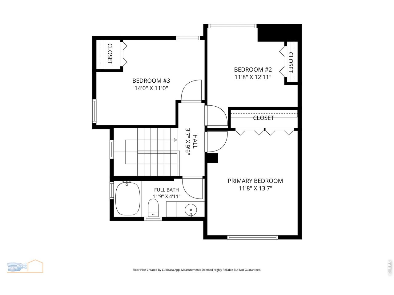 upper level floor plan